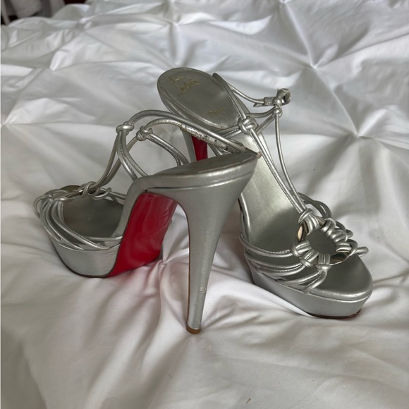 Christian Louboutin Discolilou 140 platform sandal heels Size 37 1/2 - Picture 3 of 6